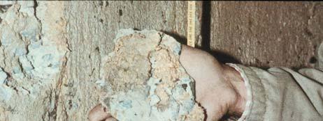 Spalling A fragment, usually in