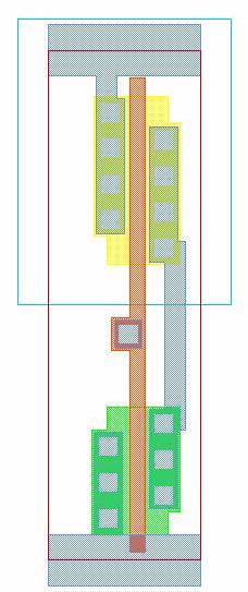 CMOS Inverter schematic V DD layout N Well V