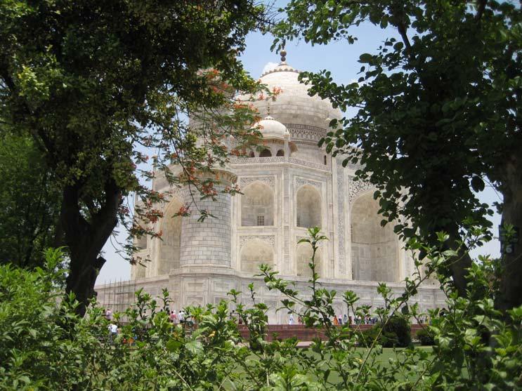Figure 3: A view of the Taj Mahal: a famous monument at Agra, India. 2.2 Administrative division: India is a union of twenty-eight states and seven federally governed union territories.