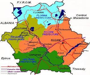 Overall Western Macedonia, Greece 300.000 inh.
