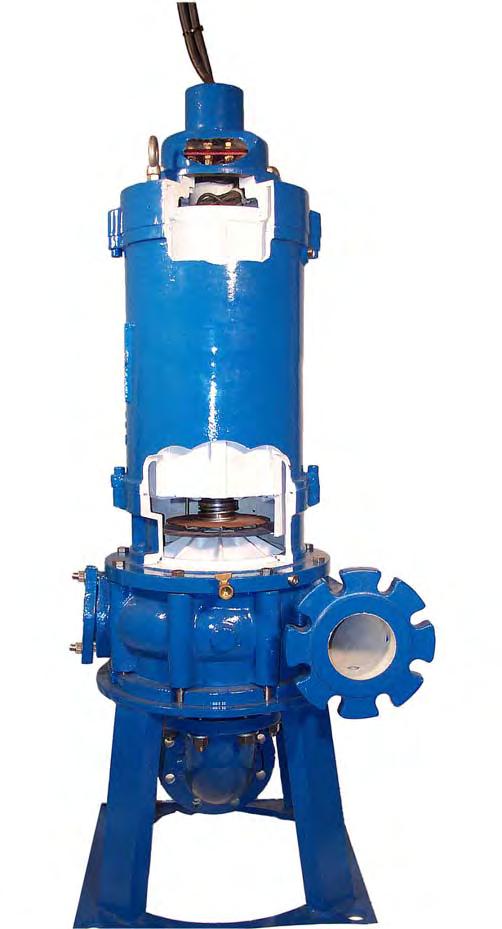 SERIES 9235 DRY-PIT SUBMERSIBLE NON-CLOG PUMPS The patented "CLC" closed-loop cooled dry-pit submersible motor.