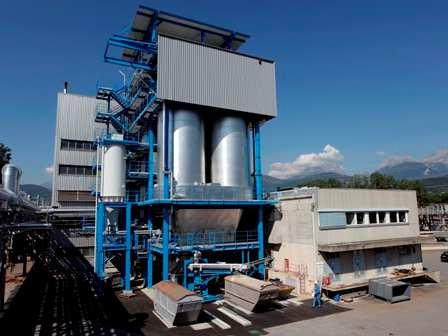 Waste Fluidised Bed Incineration Plant McSTEP (Switzerland/Monthey 2007-2010) Fluidised bed incinerator for sewage sludge and solvents Production of process steam for an industrial plant 7 MW fuel