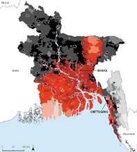 and rising sea levels will lead to major problems in delta areas such as Bangladesh.