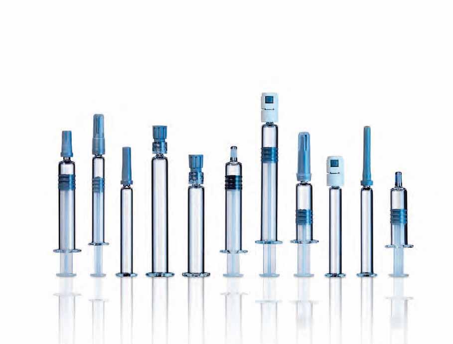 Product Portfolio Prefillable syringes made of glass forma 3 S Completely sterile syringe set, ready