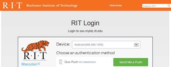 Accept the Push for secure authentication on