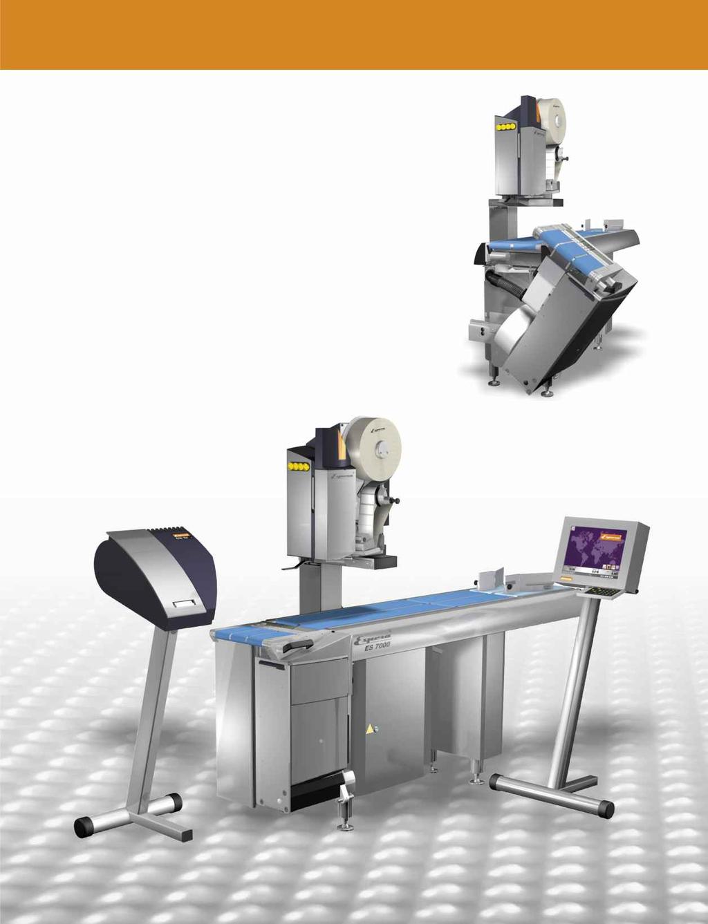 ES 7000 SE Fully Automatic Price Labelling, dynamic operation Price Labelling Robot to a high industrial standard labelling output: up to 120 packs per minute ideally suited for combining with