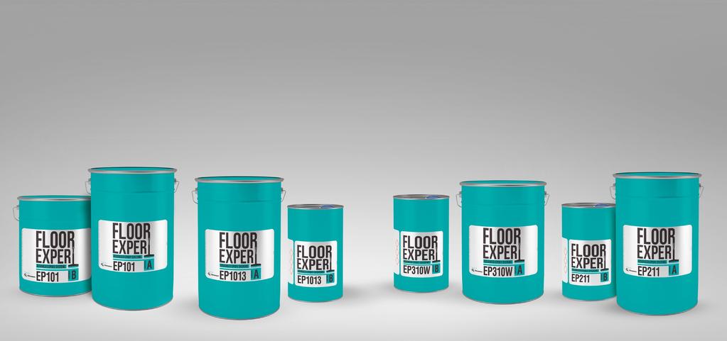 Floor Expert EP Easy preparation The unevens and weakly bound surface layers must be removed from the concrete surface. The surface must be clean and free of grease, rubber marks and other stains.