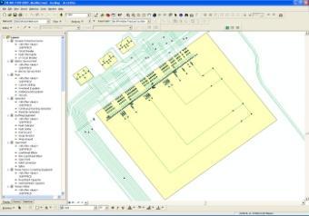 in GIS with a traffic light representation GIS-System Customized Add-In Temporary network model is build up in a