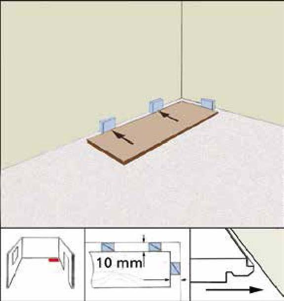 VAPOR BARRIER & UNDERLAY If the flooring is being installed Lam04-Ins-AuNat-Full on a concrete subfloor, or over a crawlspace, or below ground level a perm class 1 vapor barrier must be installed.