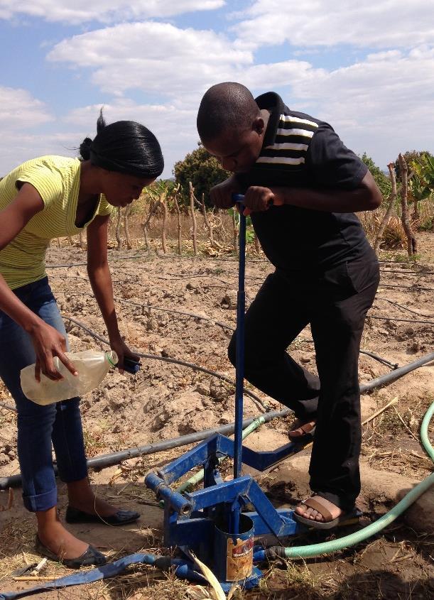Technology Profile: Treadle Pumps The MoneyMakerMax pumps reduce the burden of former methods of irrigation because farmers do not have to spend time filling, lifting, and exerting energy carrying