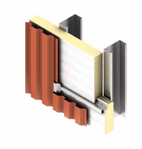 Universal Barrier Wall Solution 15 Intermediate Support Horizontal IMP Vertical Rainscreen 1 Wall panel installation direction Female joint Secondary fastening as required Continuous butyl sealant