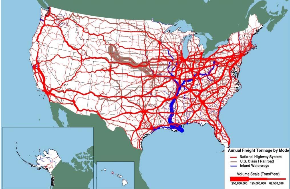 1 Introduction 1.1 Context: The OKI Region and the National Freight System The OKI region is well situated within a dense network of railroads and highways that serve the East Coast and Midwest.