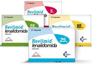 Revlimid (lenalidomide) Potential side-effects: Less constipation and neuropathy than