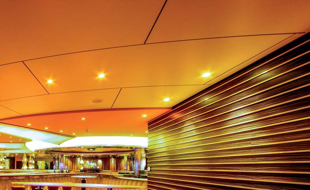 COMP+ Lightness Stability Acoustics. COMP+ enables the most distinct designs for wall and ceiling cladding.
