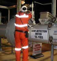 Tanks A large hydrocarbon storage tank required inspection.