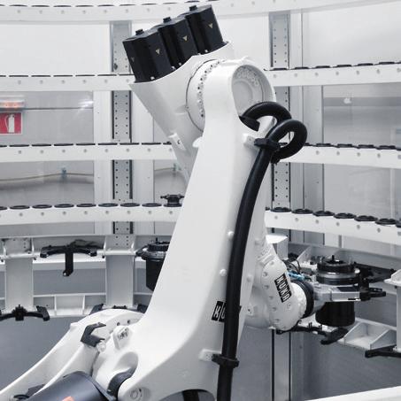 standard robot used in sectors of highest productivity such as automotive.
