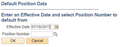 HCM populates the denied position s data into a new position with a Position Status of Proposed. 10. If needed, make any corrections to the cloned information on the Description tab. 11.
