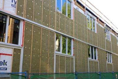 Other Considerations In addition to the cladding supports, mechanical attachments are also needed to support and hold the exterior insulation in place where not provided by the cladding support