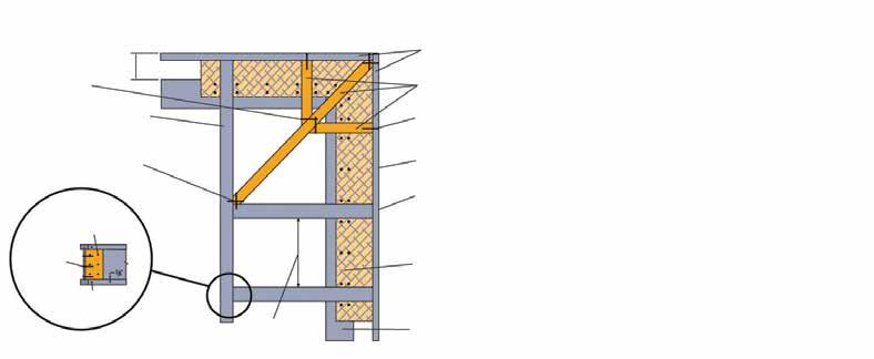 CANTILEVER FRAMING DETAILS (CONTINUED) Brick-to-Grade Cantilever Detail B Perpendicular I-Joist Blocking Condition Limit maximum uplift a backspan to: 200 lbs. unfactored reaction (350 lbs.