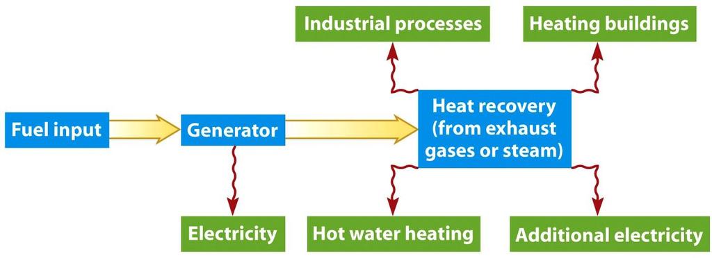 Cogeneration Production of two useful forms of