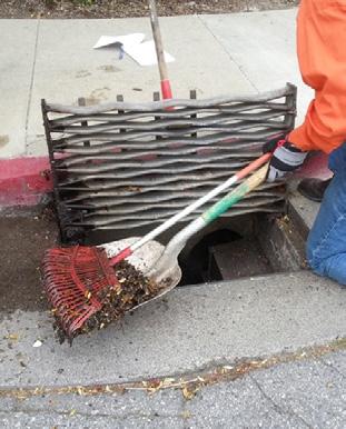 Storm Drain Maintenance Show your commitment as a clean business and to a healthy Bay by maintaining the storm drain inlets on your property.