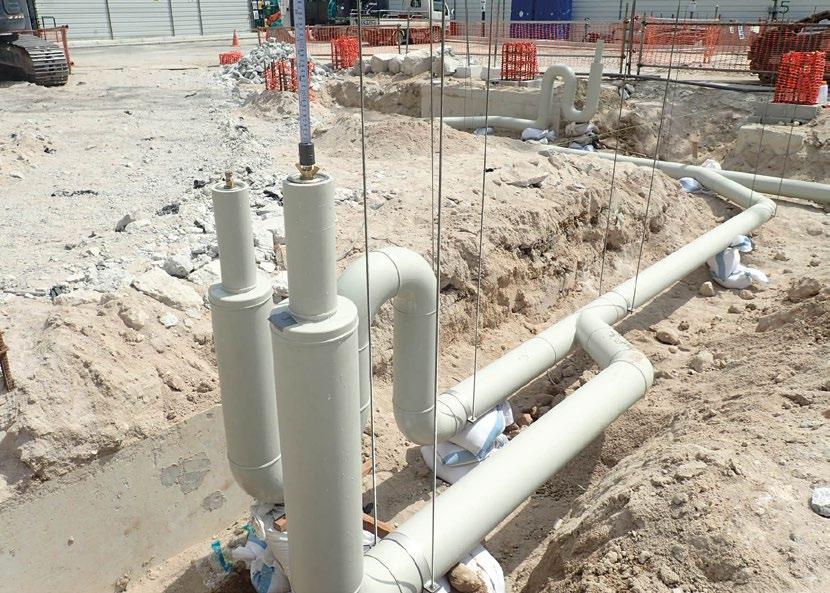 Piping system with double safety The AGRU double containment pipes have been used very successfully in a wide range of applications for many years.