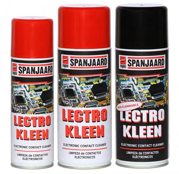 LECTRO KLEEN - Standard & Non-Flammable High quality precision contact cleaner which dissolves and flushes contaminants away from electronic / electrical components.