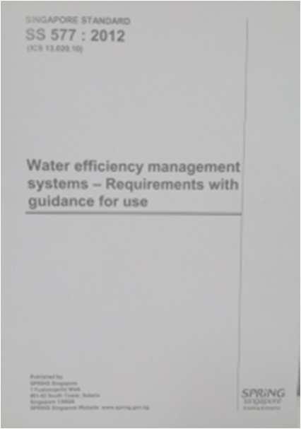 Specifies requirements that contribute to water efficiency: Leadership & commitment, water