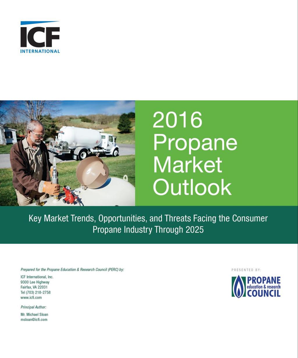 Much of the information in this presentation is available in the PERC report 2016 Propane Market Outlook