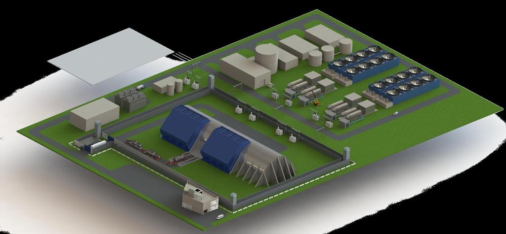 General Atomics Is Developing an Advanced Reactor for the 21 st Century to Fit with Non-Carbon Renewables Four-module EM 2 plant: 1,060