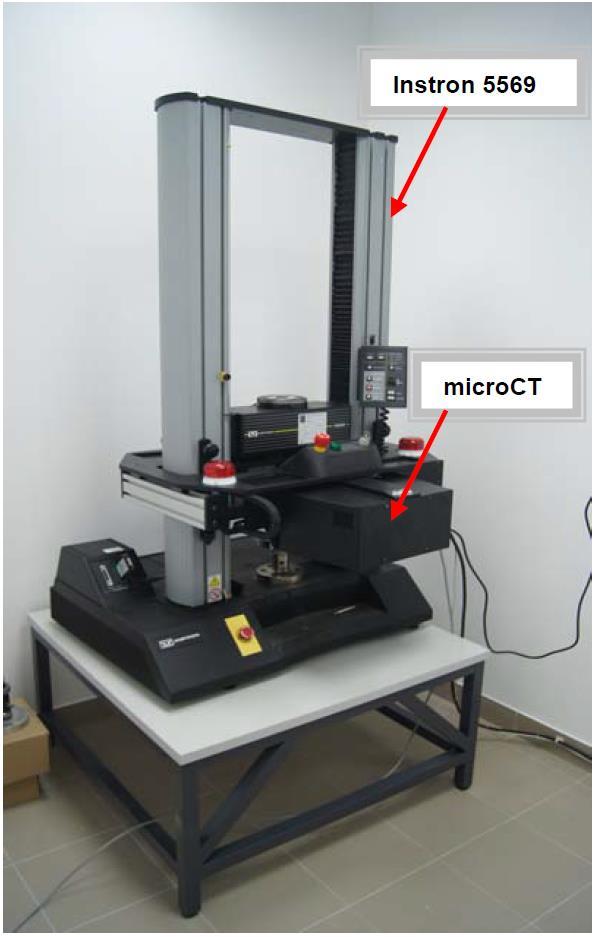 Figure 2: Micro-CT mounted on