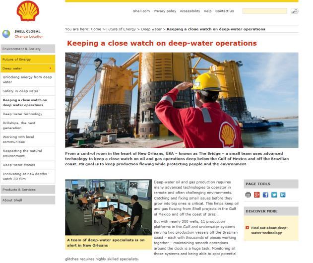 Shell Bridge Exception Based Surveillance http://www.shell.