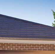 OR Monier Horizon streamlined roof tiles B 450mm eaves