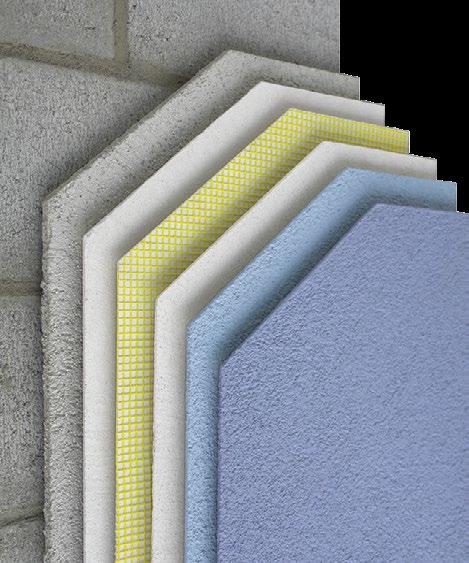 value from a recognised leader - Sto. StoArmat Miral Render System on concrete block The application includes a basecoat with StoLevell Novo render to straighten any irregularities.
