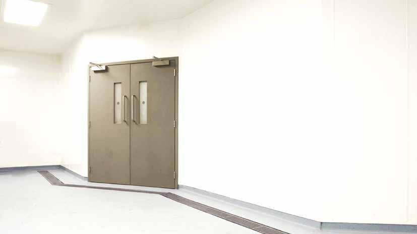 Hygienic Cladding Design Options The range extends the possibilities for colour and design whilst retaining all the hygienic practicalities necessary.