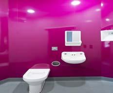 same practical properties as the satin range. The range extends the possibilities for colour design whilst retaining all the hygienic practicalities necessary.