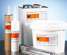 Adhesive range A comprehensive range of adhesives, sealant and welds rods offer confidence to all installation Availability Type