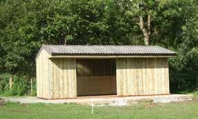 Standard material specification for a field shelter of this type would include- Field Shelters available as either mobile or