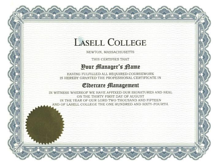 Certificates Complete the Manager Track or the Executive Track and you will earn Certificate in Management granted by CADER at BU Your