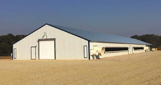 Poultry Husbandry, and a 16,500-square-foot biosecure poultry house for the National Poultry Technology Center that will serve as a Poultry Equipment Test House.
