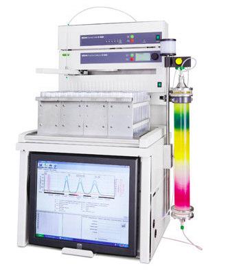 Sepacore Flash Systems X10 / X50 Binary gradient up to 250mL/min, 10 bar (X10) or 50 bar (X50) Injection valve for liquid sample injection (0 20 ml)