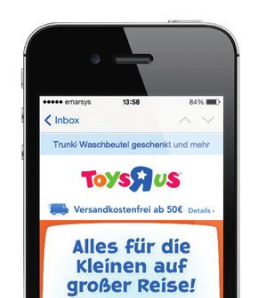 RESPONSIVE DESIGN The emails Toys R Us were sending to their customers weren t optimized for mobile or tablet view.