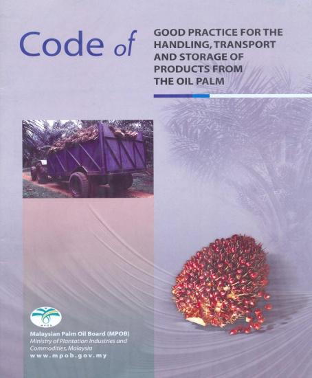 New initiative within the industry (3) Codes of Practices Launched in August 2007 by Minister Plantation Industries and Commodities Five Codes of Practices (CoPs): Good Agricultural Practice for Oil
