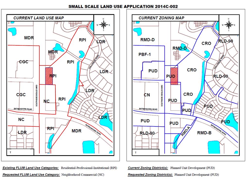 DUAL MAP PAGE Land Use Amendment
