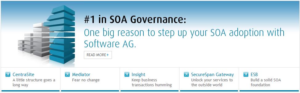 #1 in SOA Governance Market Share The Leader for SOA