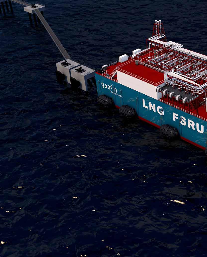 THE LNG FSRU LNG FSRUs with 5,000-60,000 m³ storage with a high range of send-out pressures and send-out capacities TGE Marine s LNG FSRUs for the small and mid-scale markets are perfectly suited as