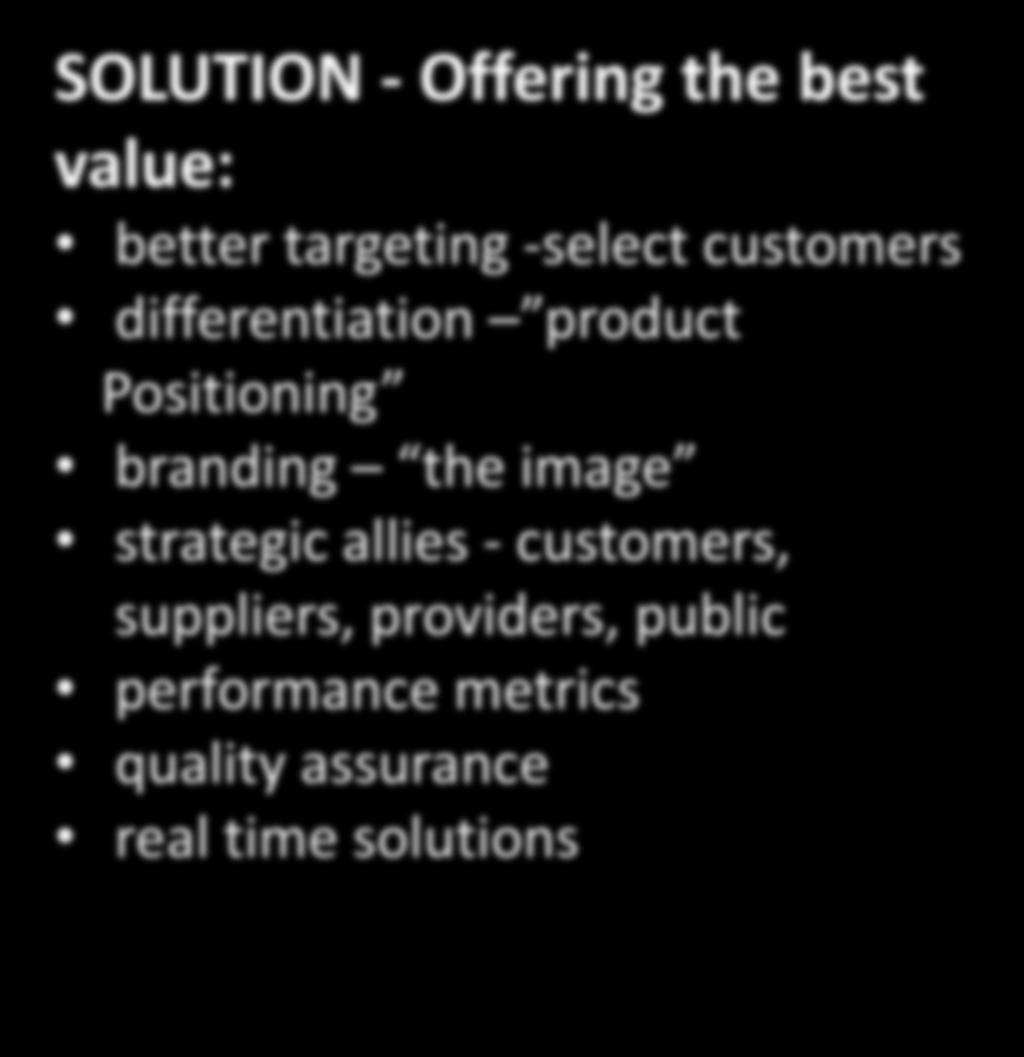 targeting -select customers differentiation product Positioning branding the image