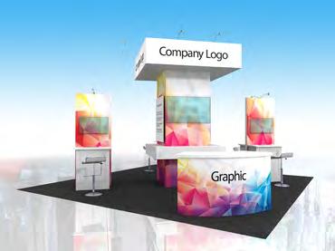 graphic production and installation services.