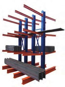 Cantilever Storage Systems are ideally suited to the storage of lumber, furniture,