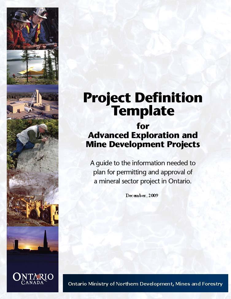 APPENDIX A: PROJECT DEFINITION TEMPLATE See full